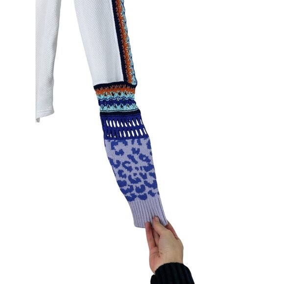 Free People Switch It Up Thermal Ivory M Boho - Picture 3 of 10